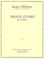 30 Etudes for Timpani #2 cover Thumbnail